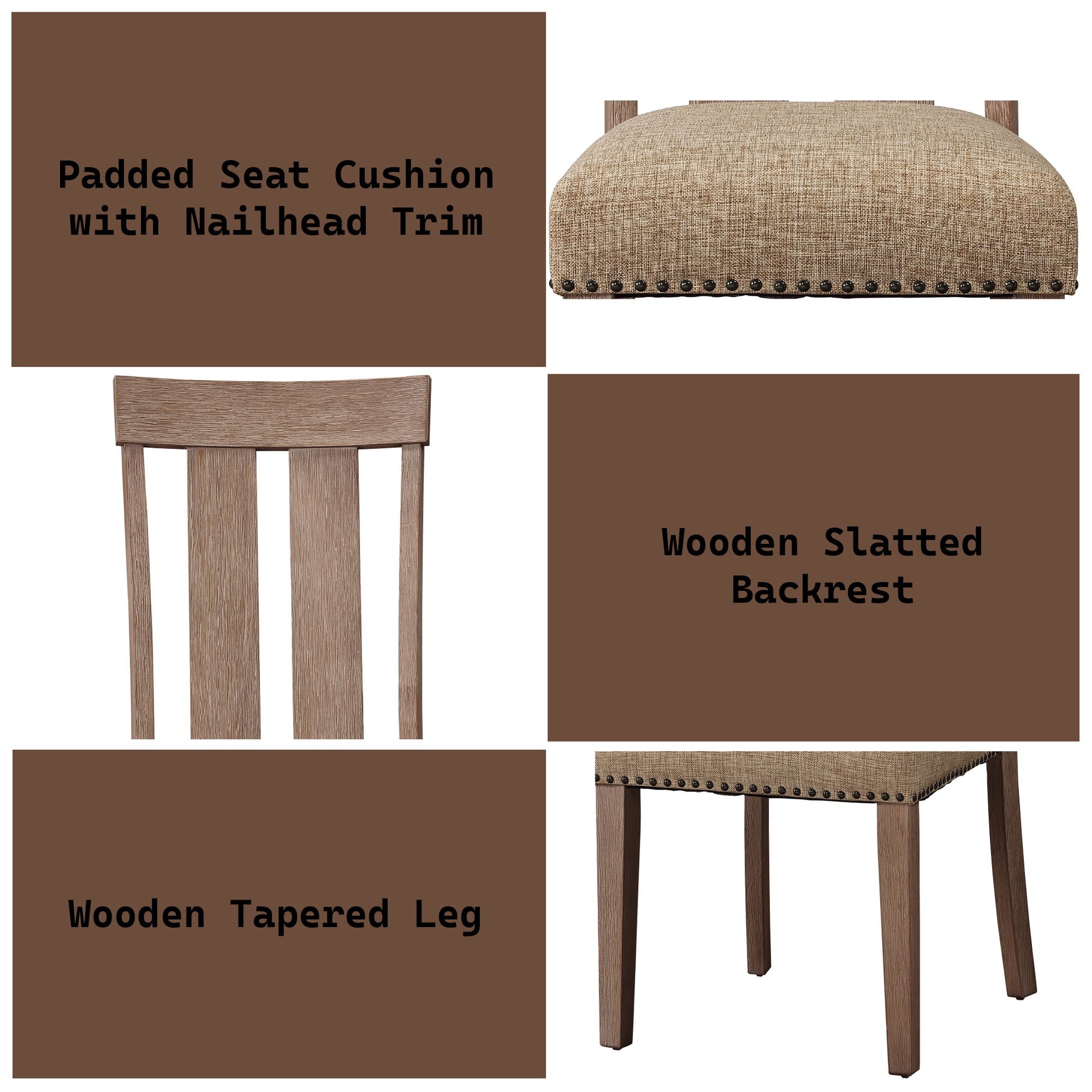 Nathaniel - Side Chair (Set of 2) - Maple Acme