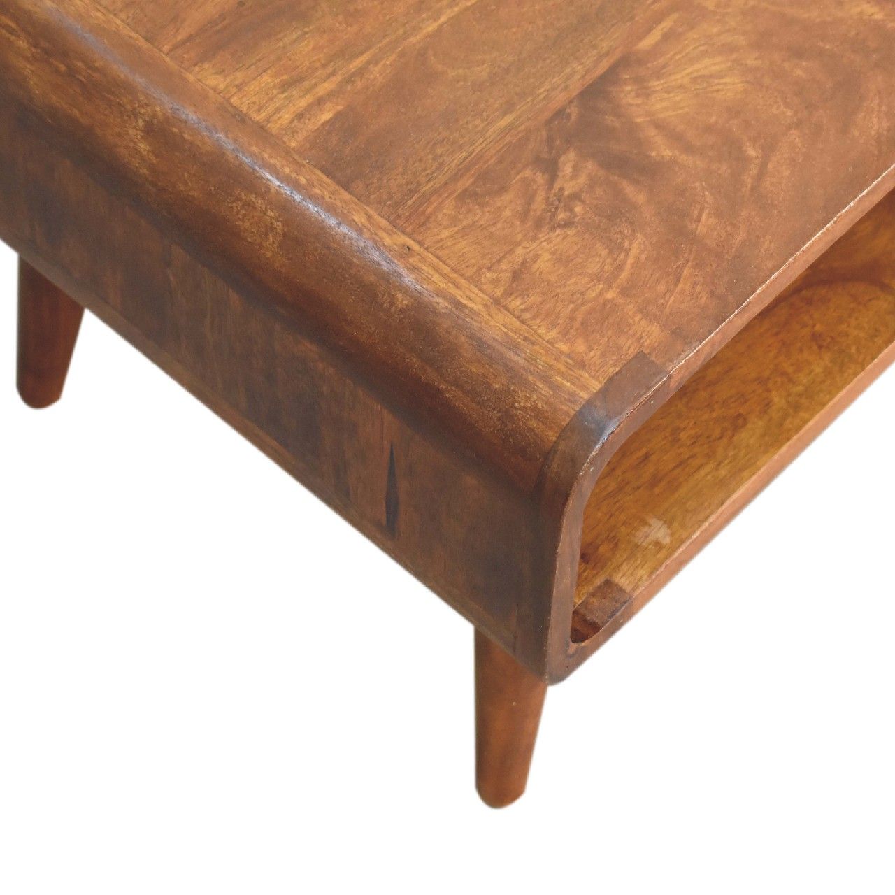 Solid Wood Open Media Unit Artisan Furniture