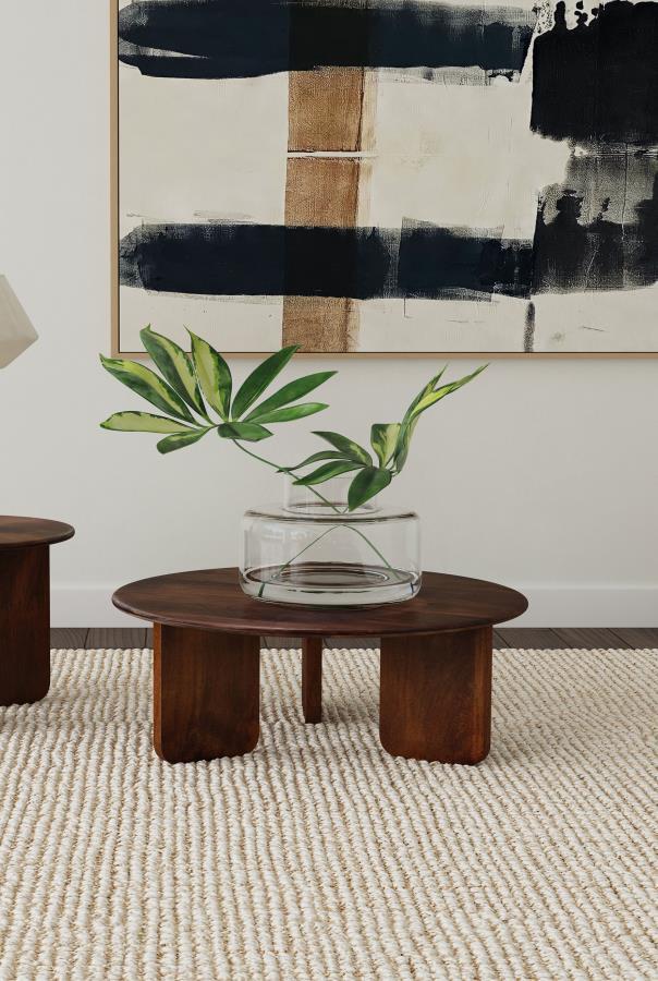 Dale - Round Solid Mango Wood Table Coaster Fine Furniture
