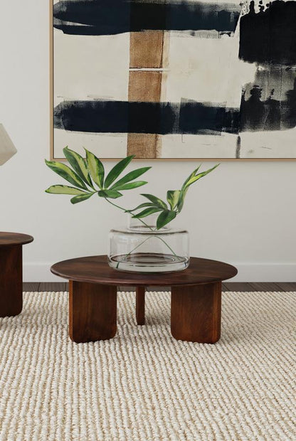 Dale - Round Solid Mango Wood Table Coaster Fine Furniture