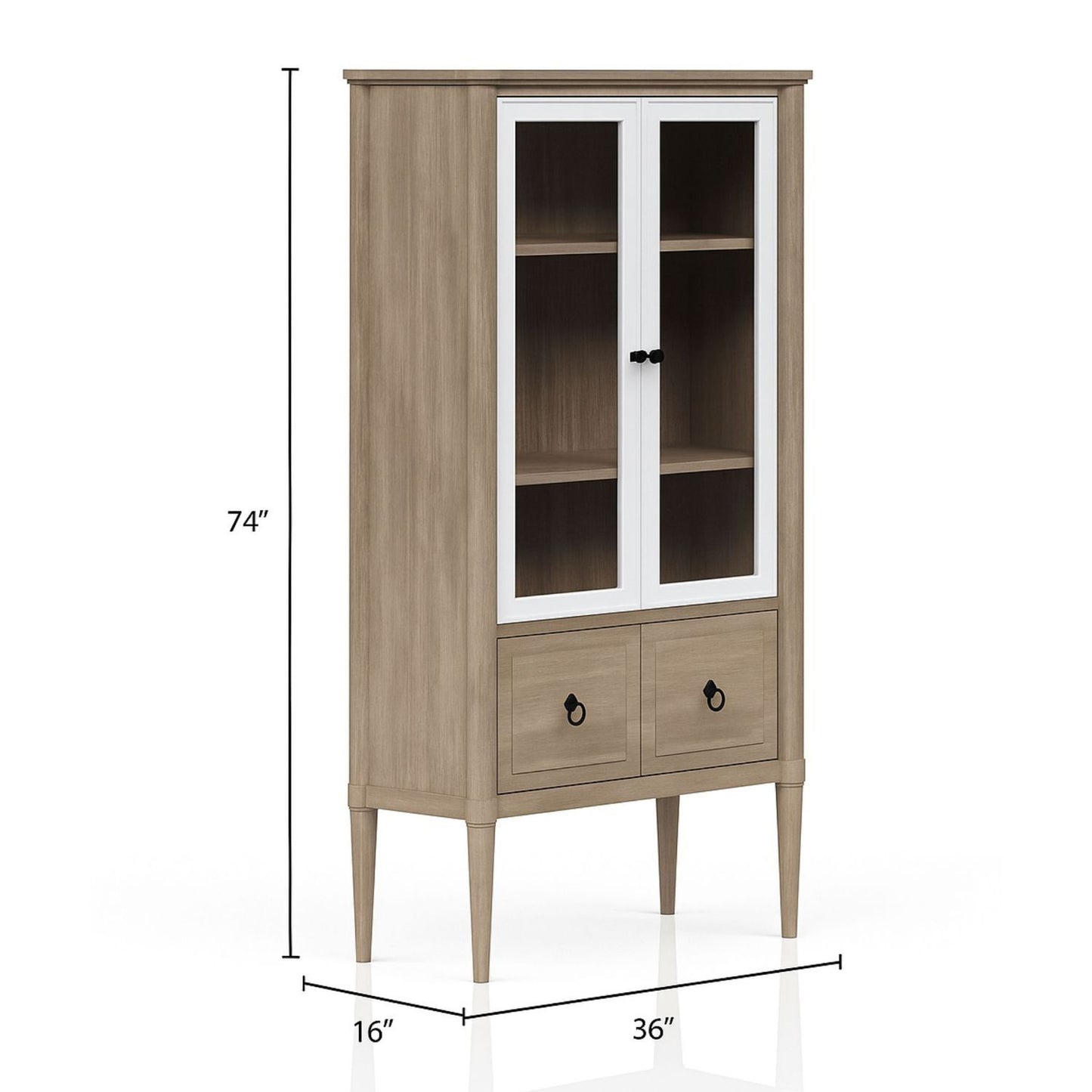 Display Bookcase Colored - Sand Bernards Furniture