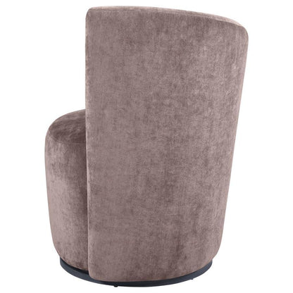 Nueva - Upholstered Swivel Chair Curved Backrest Coaster Fine Furniture