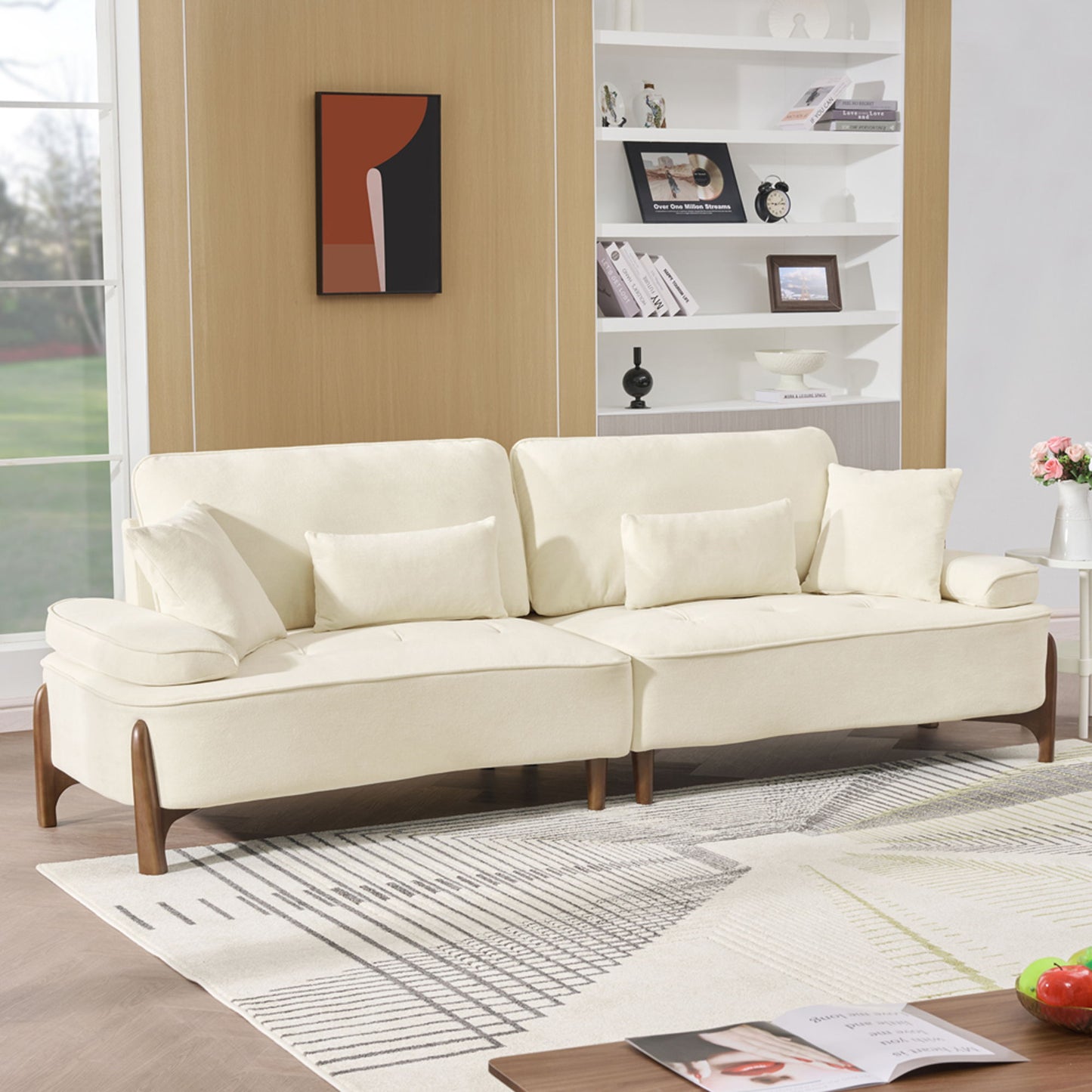 Comfortable Deep Seated Sofa With Pillows Home Essentials