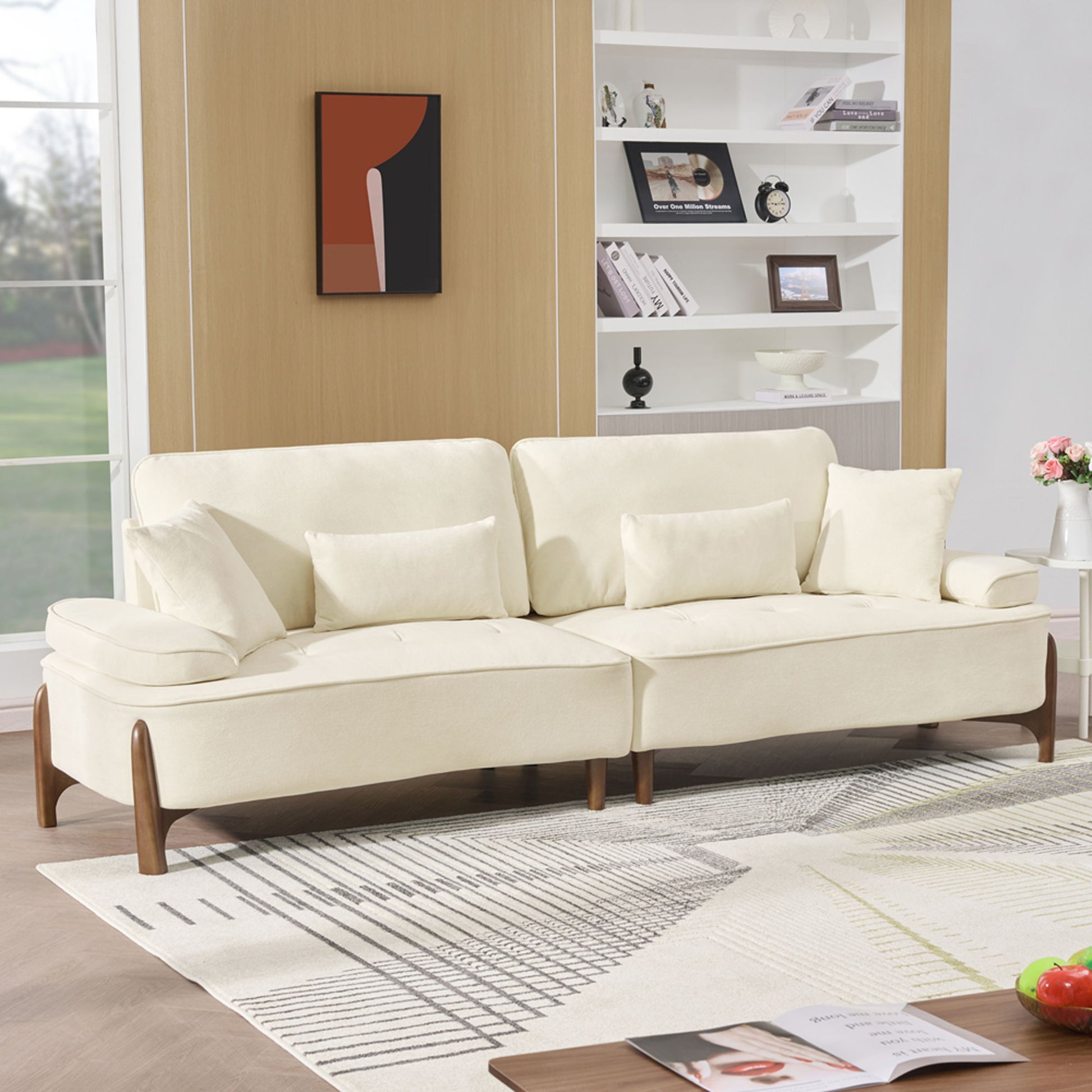 Comfortable Deep Seated Sofa With Pillows Home Essentials