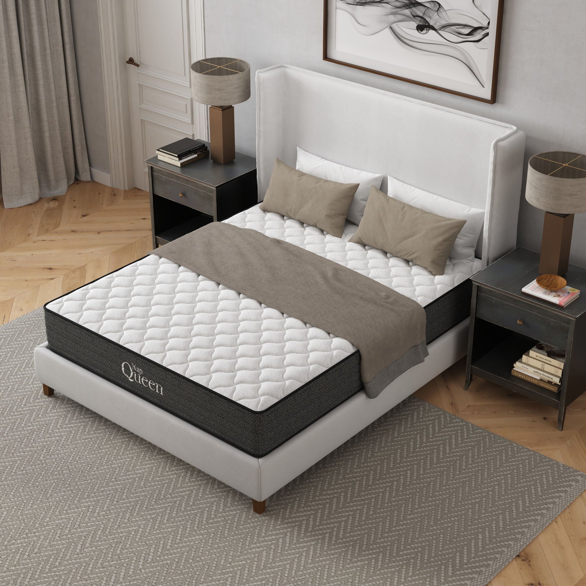 Victoria - 10" Cooling Gel Hybrid Mattress Daily Nest