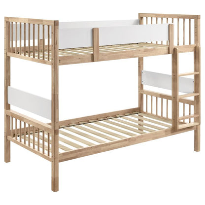 Dakota - Wood Twin Over Twin Bunk Bed - Natural Coaster Fine Furniture