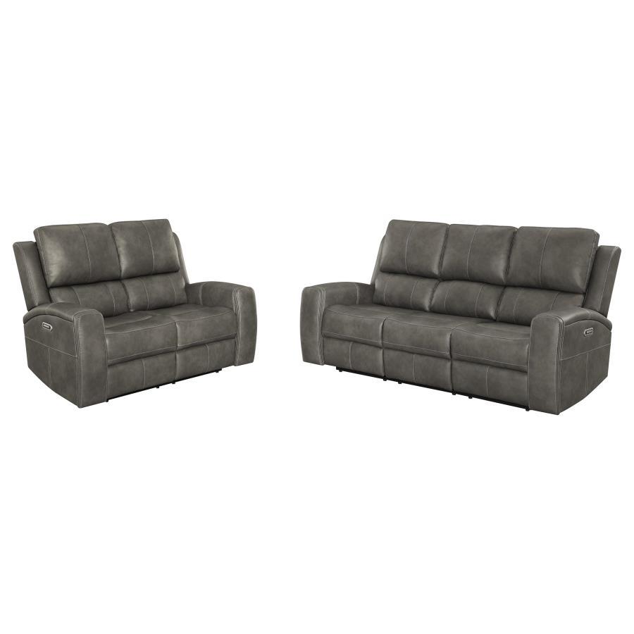 Brickston - Triple Power Reclining Sofa Set Coaster Fine Furniture