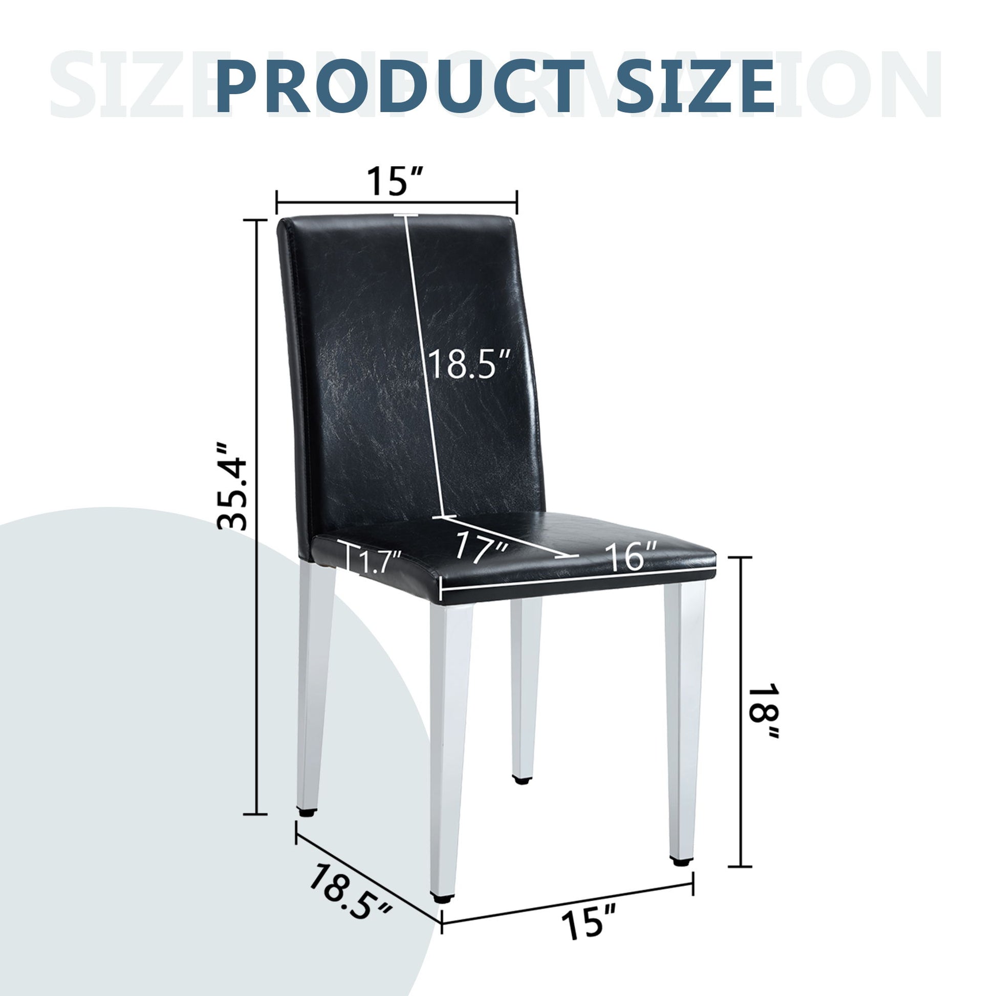 Simple And Versatile Dining Chairs With Metal Legs Home Essentials