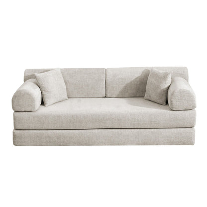 Convertible Sleeper Sofa Bed, Folding Mattress Couch - Light Camel Home Essentials
