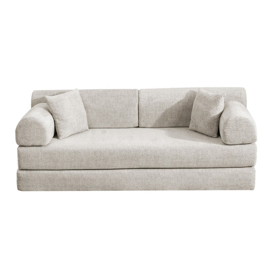 Convertible Sleeper Sofa Bed, Folding Mattress Couch - Light Camel Home Essentials