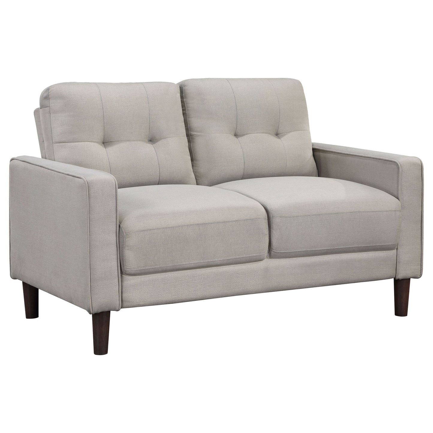 Harvey - Tufted Loveseat With Track Arm Design Furniture Max