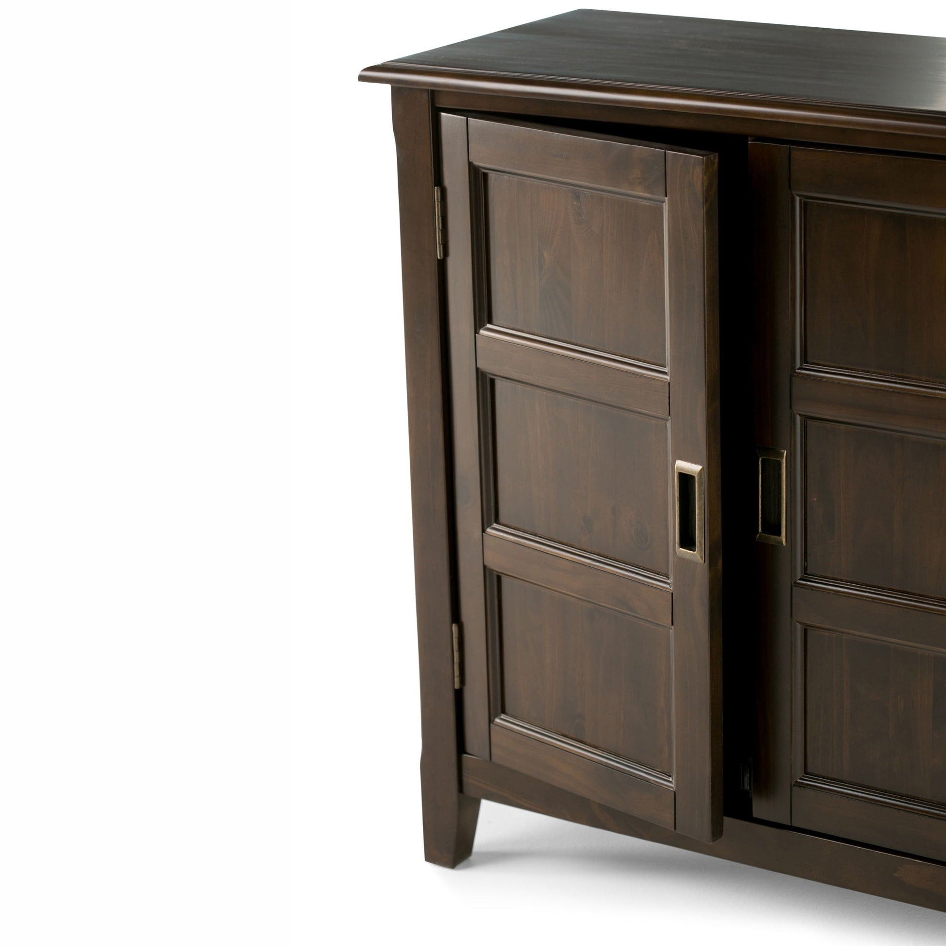 Burlington - Handcrafted Low Storage Cabinet Simpli-Home