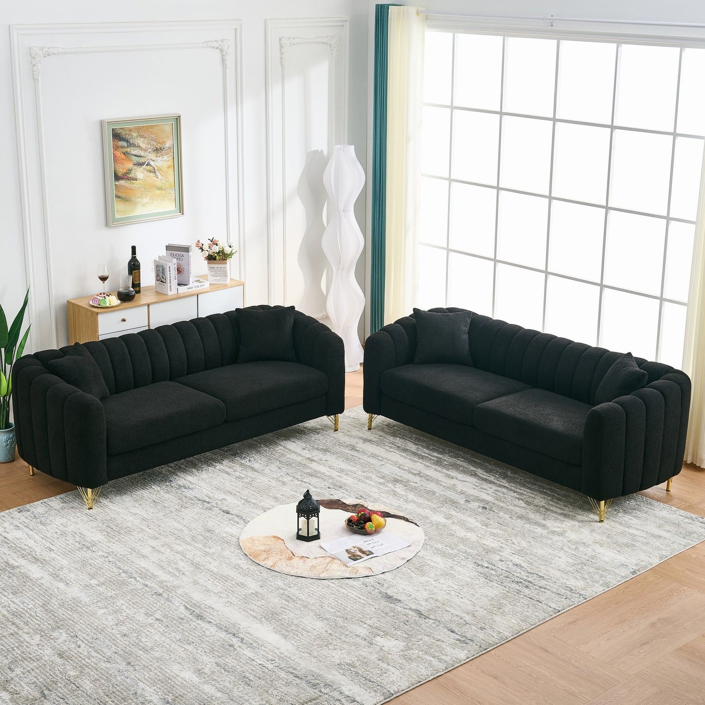 Oversized Sofa, Deep Tufted Couch Home Essentials