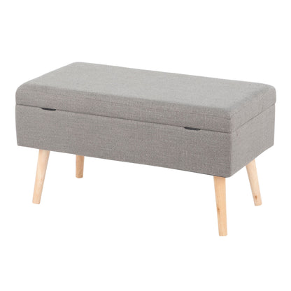 Versatile Storage Contemporary Bench Lumi Source