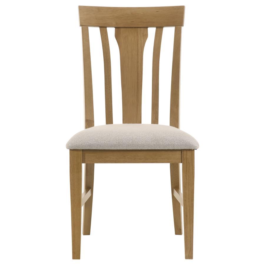 Hartville - Dining Side Chair (Set of 2) - Natural Light Brown Coaster Fine Furniture