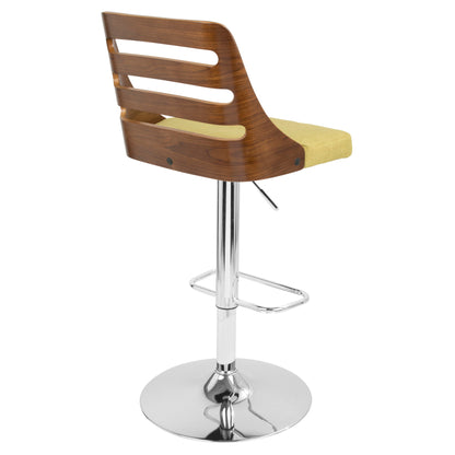 Trevi - Mid Century Modern Adjustable Barstool With Swivel Lumi Source