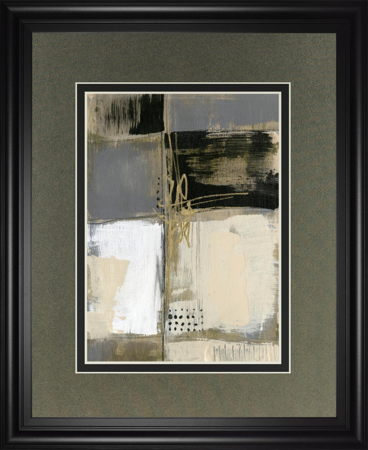 34x40 Neutral Divisions III By Jennifer Goldberger - Dark Gray