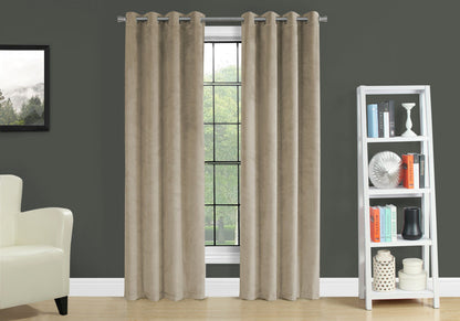 2 Pieces Set, Curtain Panel, Room Darkening, Grommet 8th Street