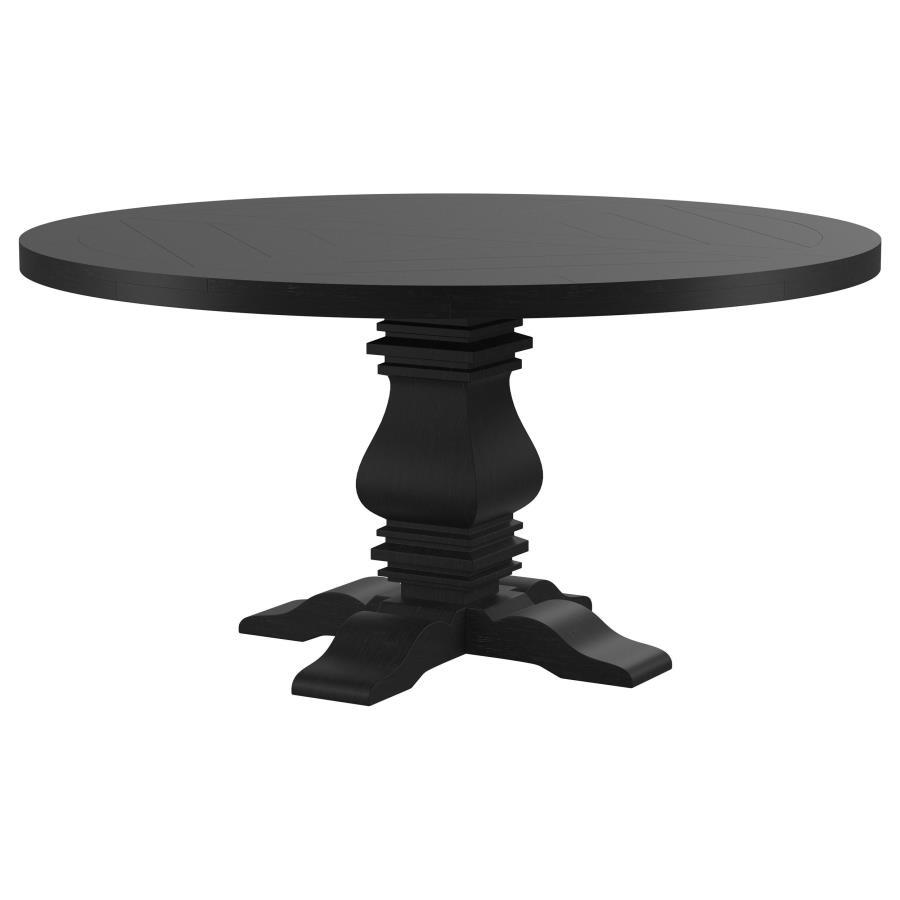 Florence - Round Pedestal Base Dining Table Coaster Fine Furniture