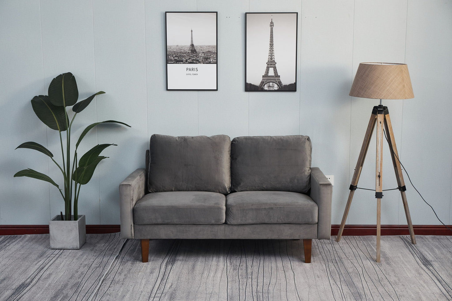Comfortable Loveseat With Durable Construction Home Essentials