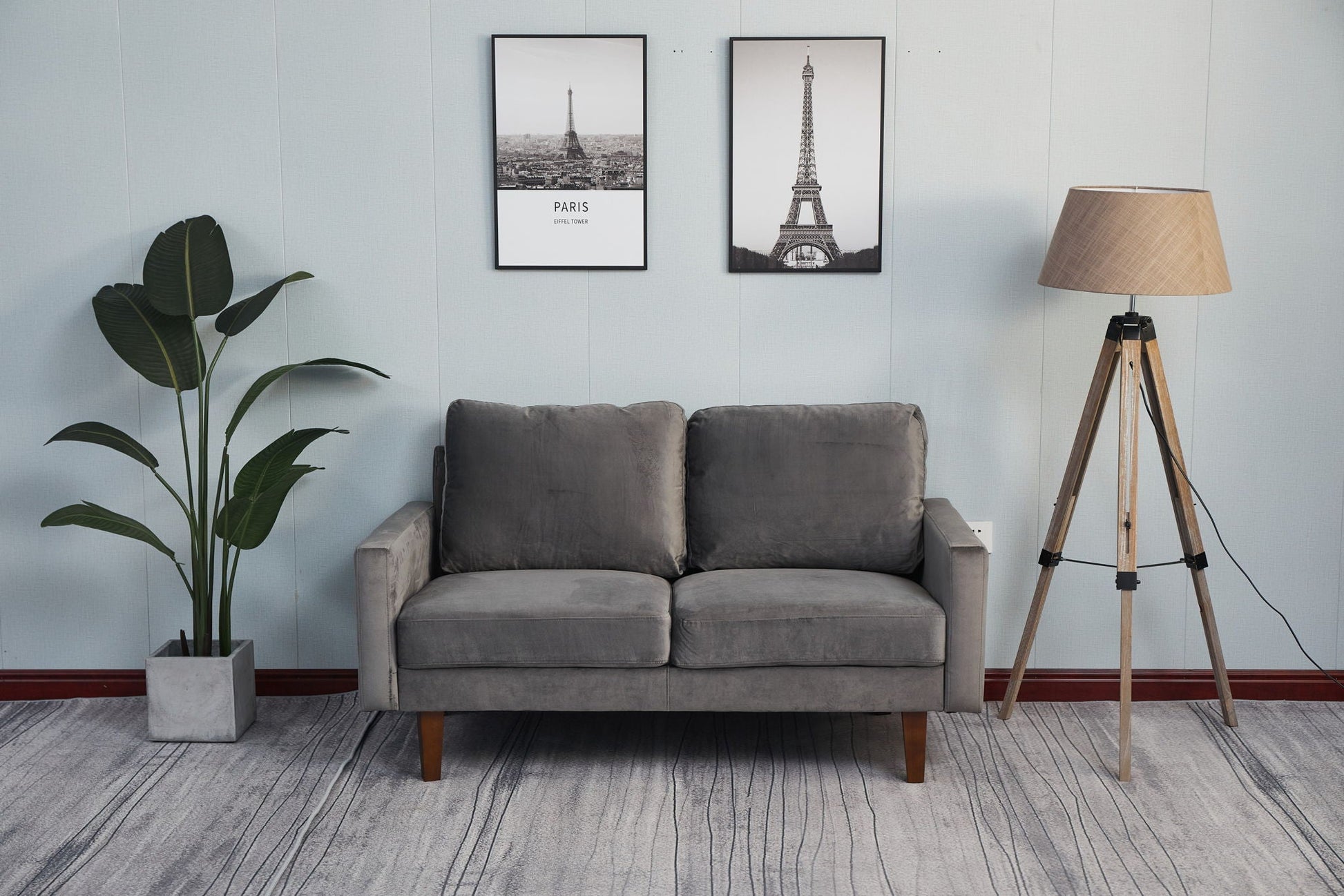 Comfortable Loveseat With Durable Construction Home Essentials