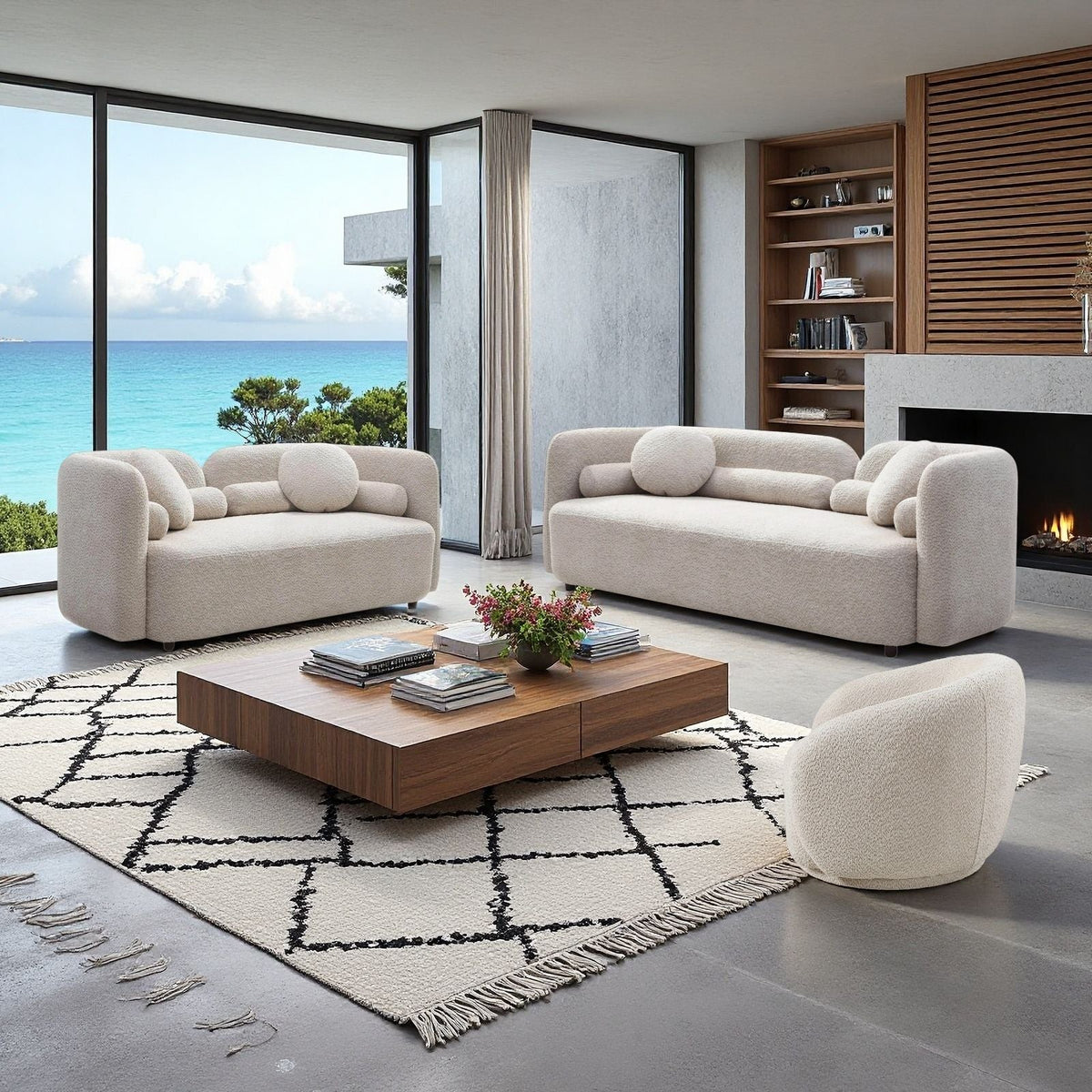 Japandi Living Room Set Home Essentials