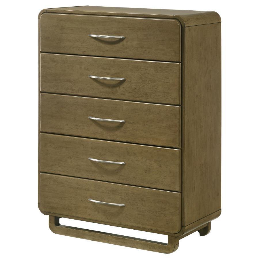 Amsbury - 5-Drawer Chest Of Drawers - Nutmeg Coaster Fine Furniture