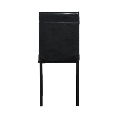 Metal Frame Dining Seats (Set of 4) - Black Home Essentials