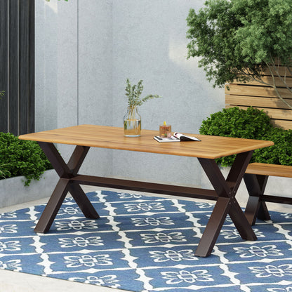 Sanibel - 3 Piece Dining Set - Teak Noble House