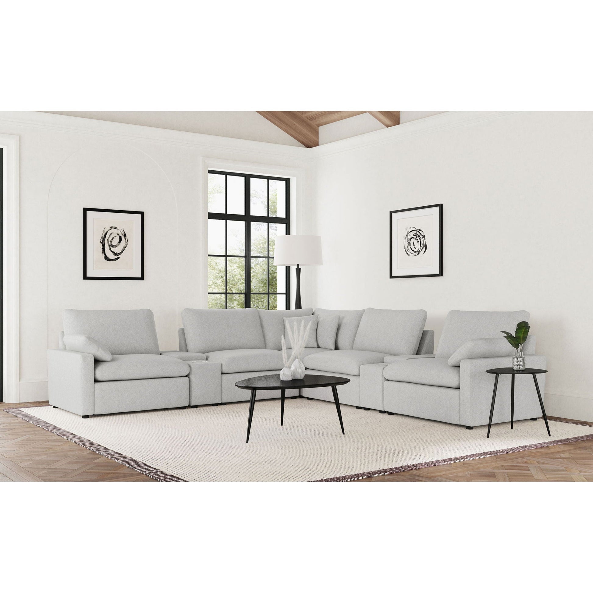 Hollander - Modular Power Reclining Sectional Sofa Furniture Max