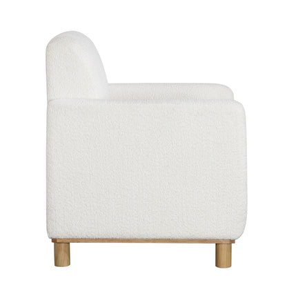 Mason - Arm Chair - White Ridgecrest Home