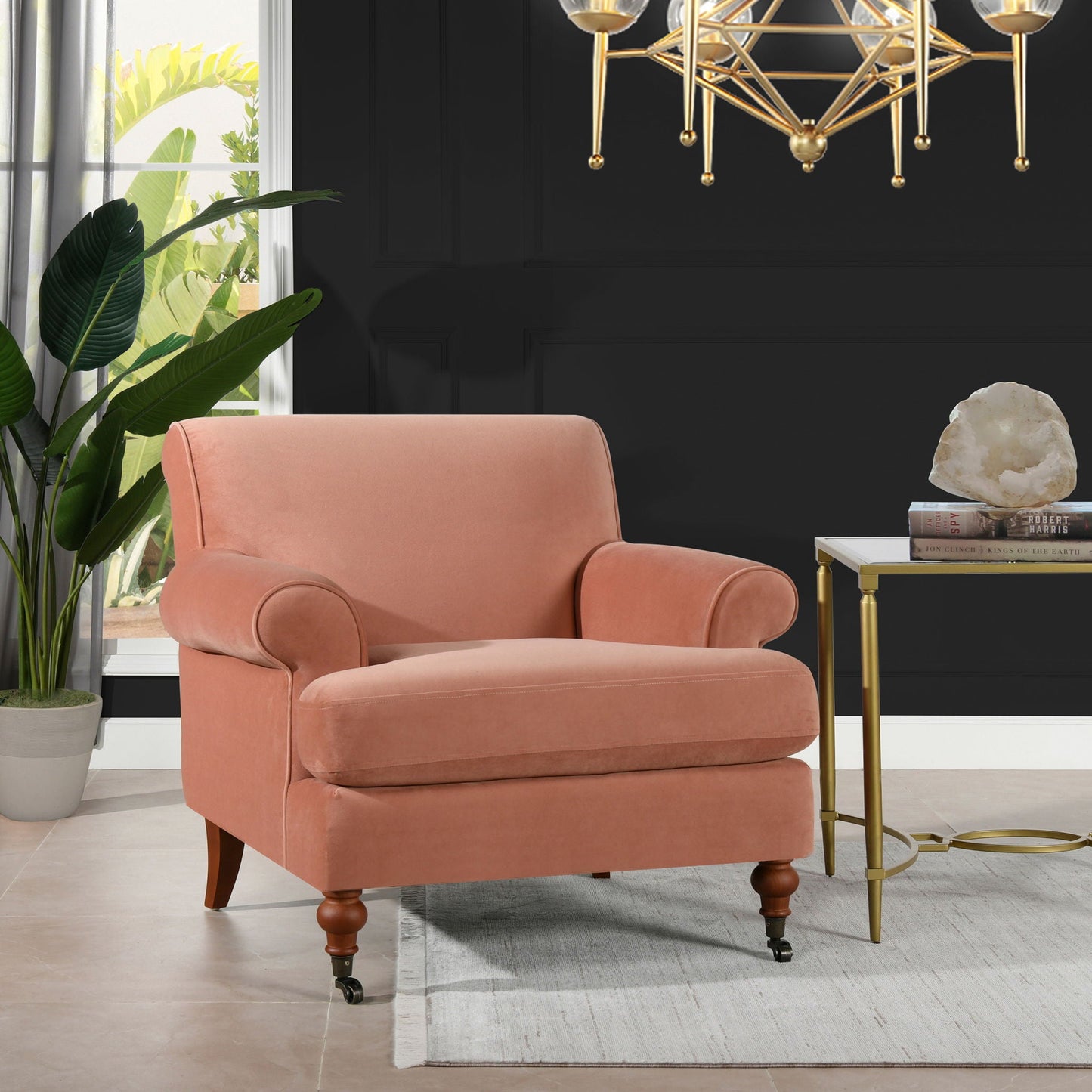 Alana Lawson - Accent Arm Chair Casters Jennifer Taylor Home