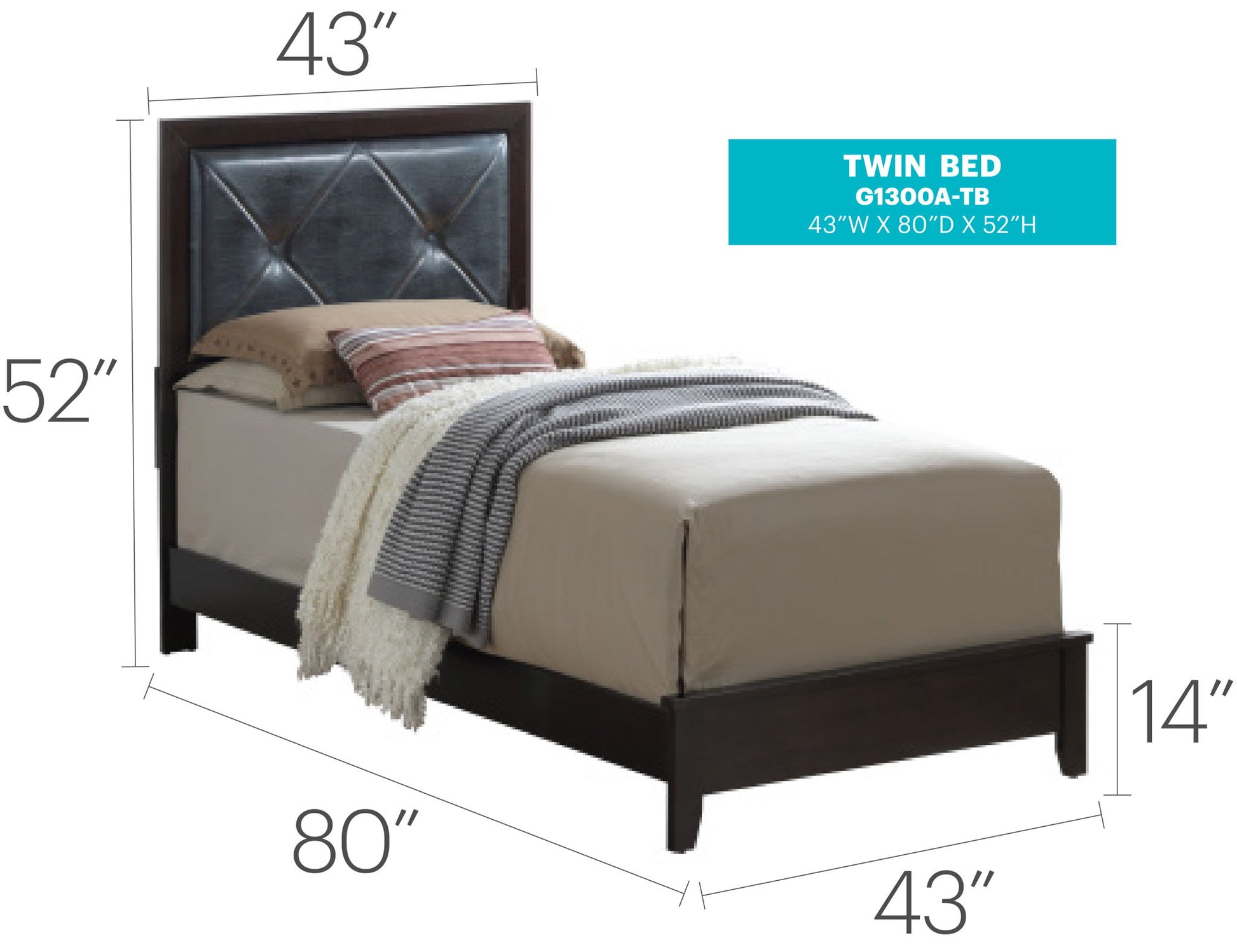 Padded Headboard Bed Glory Furniture