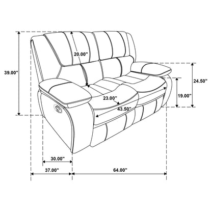 Elodie - Motion Reclining Loveseat Furniture Max
