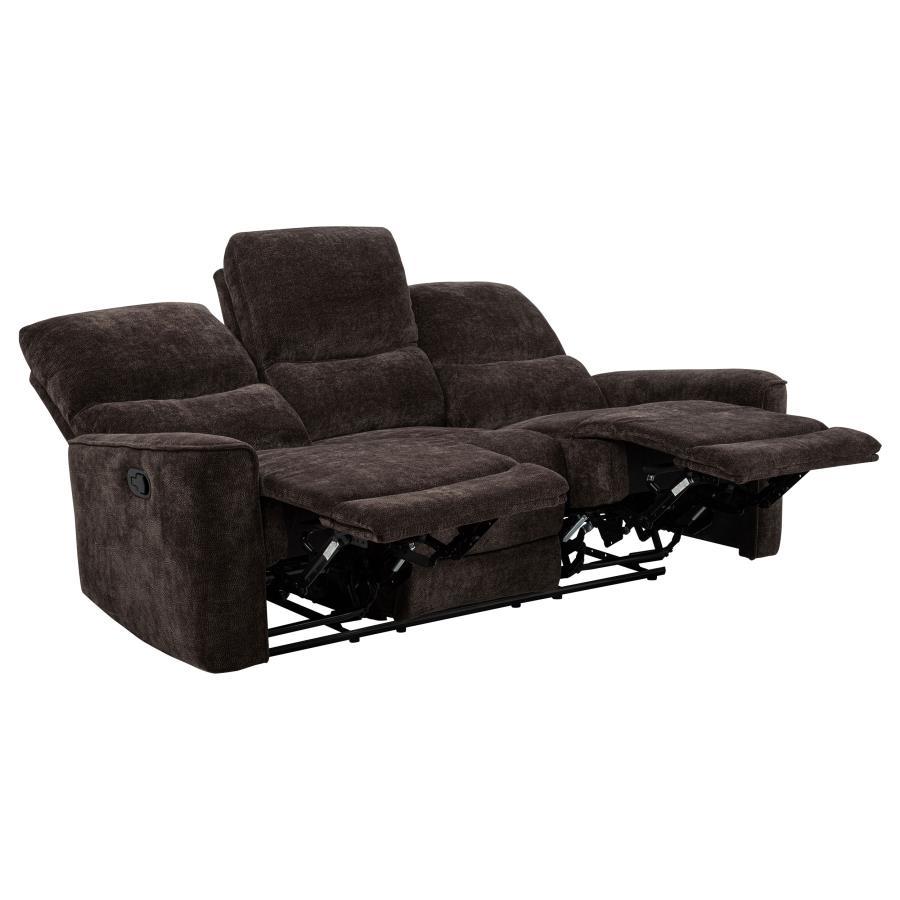 Navarro - Chenille Upholstered Reclining Sofa Coaster Fine Furniture