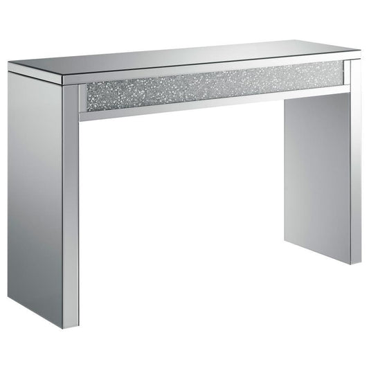 Gillian - Mirrored Acrylic Entryway Console Table - Silver CoasterElevations