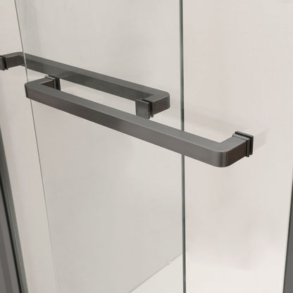 Modern Double Sliding Shower Enclosure, Tempered Glass Daily Nest