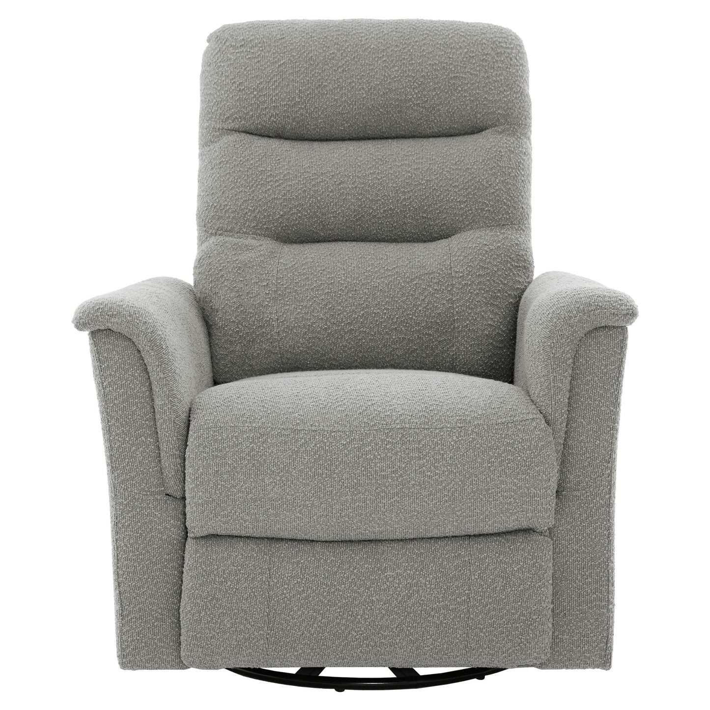 Manual Recliner Chair With 8 Point Massage And Swivel Function Noble House