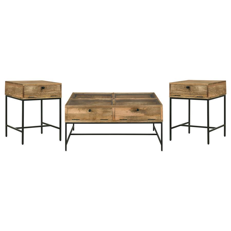 Stephie - Square Coffee And End Table Set Coaster Fine Furniture