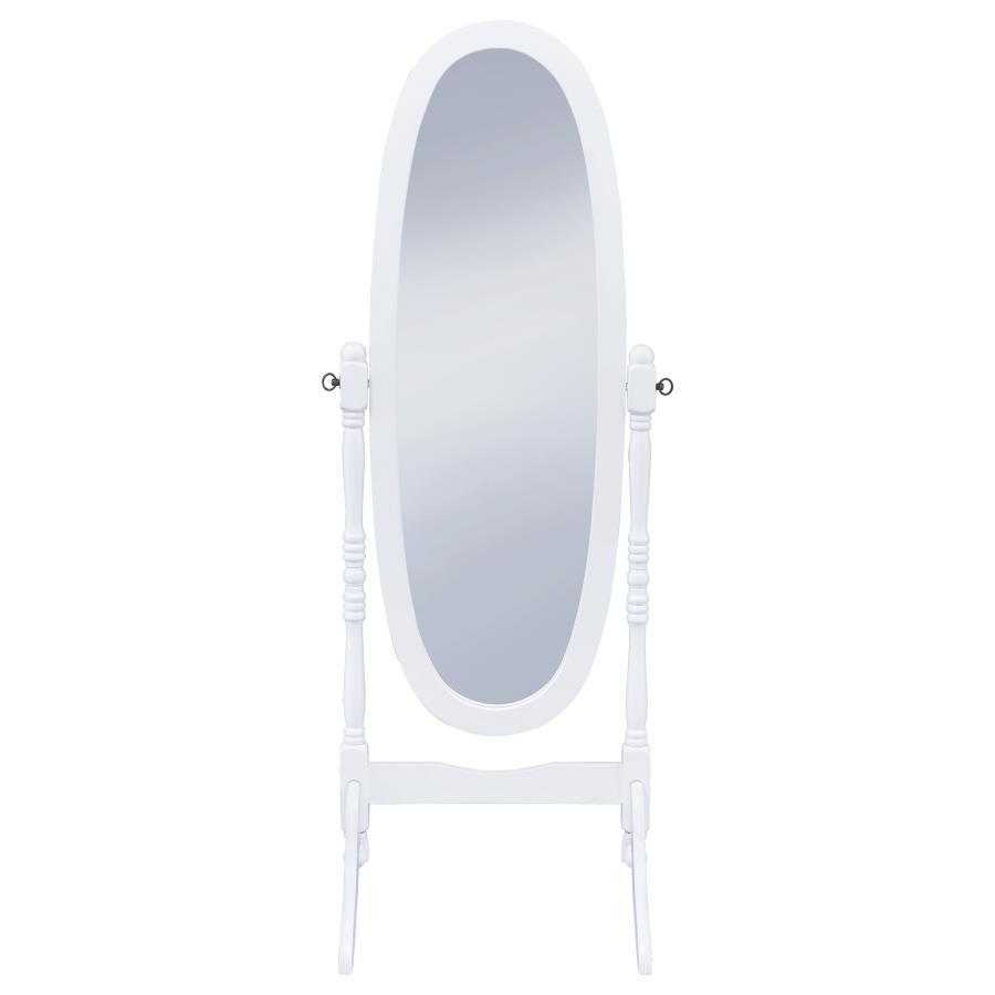 Foyet - Wood Adjustable Length Cheval Mirror