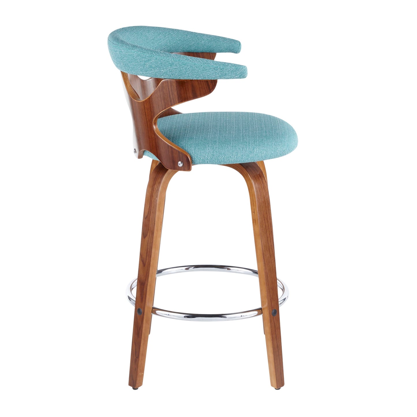Gardenia - Mid Century Modern Counter Stool (Set of 2) Lumi Source