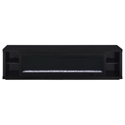 Deiter - 79" TV Stand Fireplace Media Console - Black Coaster Fine Furniture