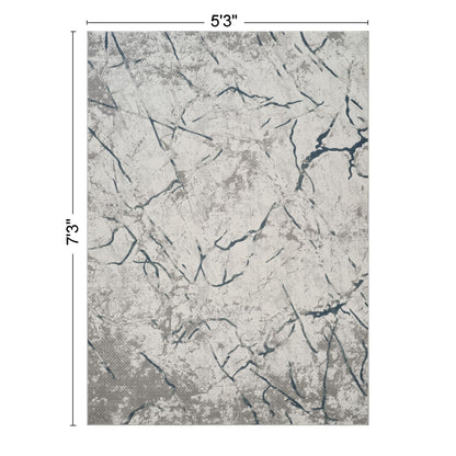 Geometrix - Contemporary Area Rug With Geometric 3D Effect Icona Home Decor