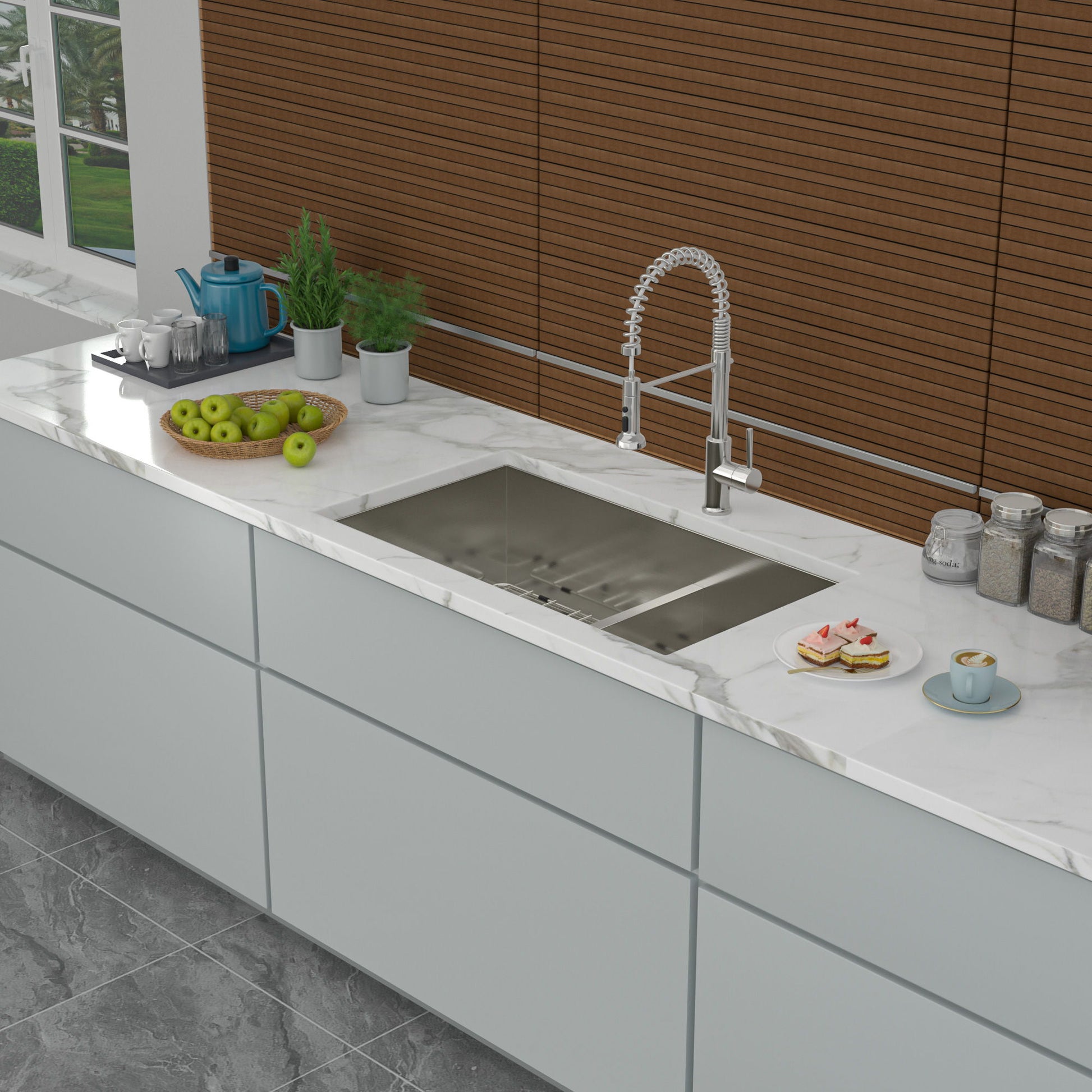 Modern Double Bowl Undermount Sink Design With 10" Deep Basins Daily Nest