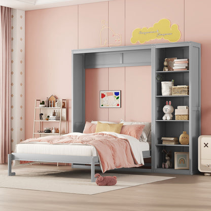 Murphy Wall Bed With Shelves DreamHaus