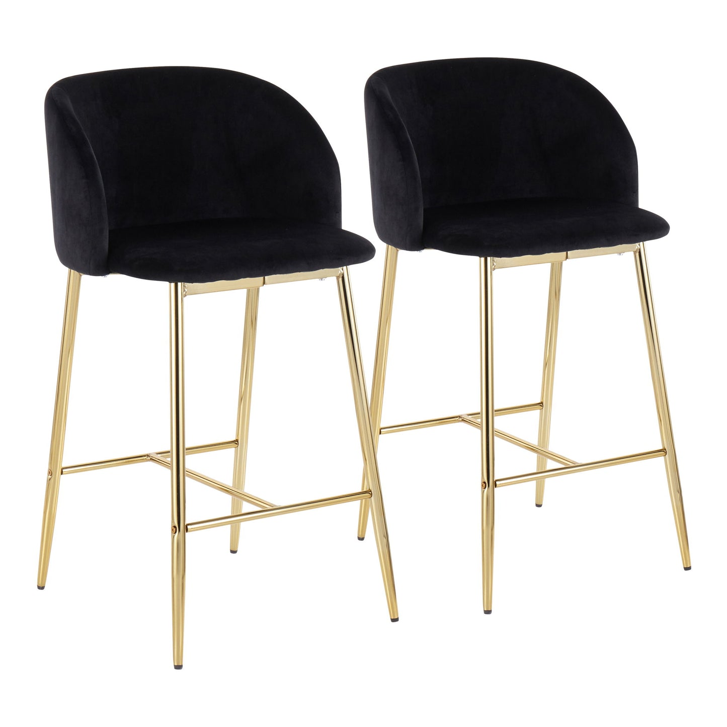 Fran - Contemporary Counter Stool (Set of 2) Lumi Source