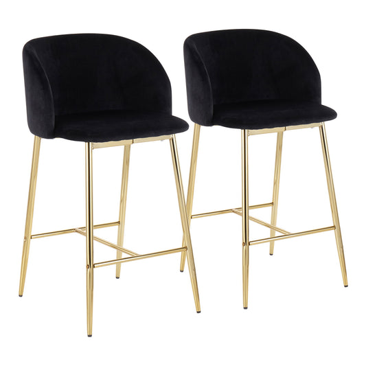 Fran - Contemporary Counter Stool (Set of 2) Lumi Source