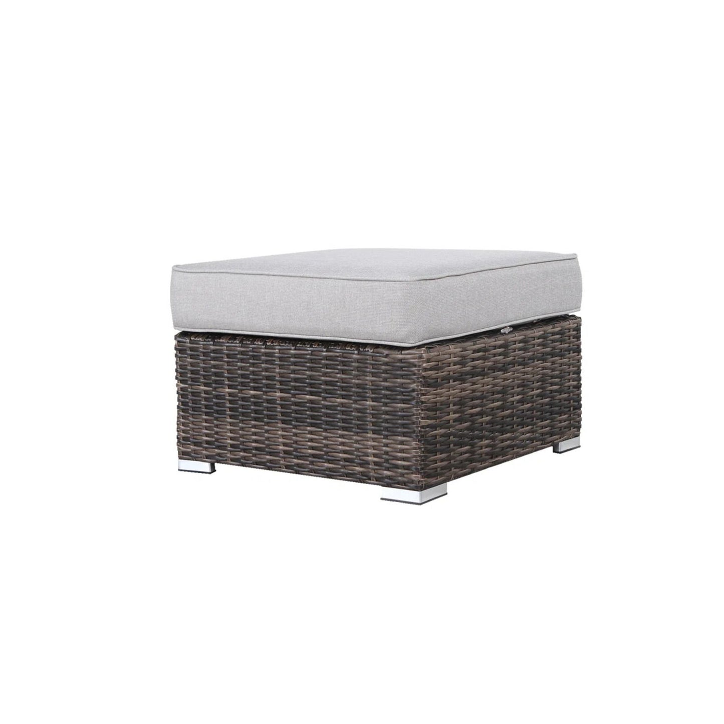 Stylish Outdoor Ottoman With Cushion For Comfort LSI Patio Furniture