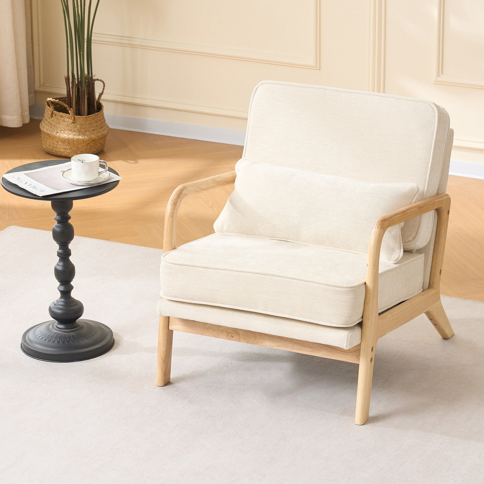 Upholstered Living Room Chair Home Essentials