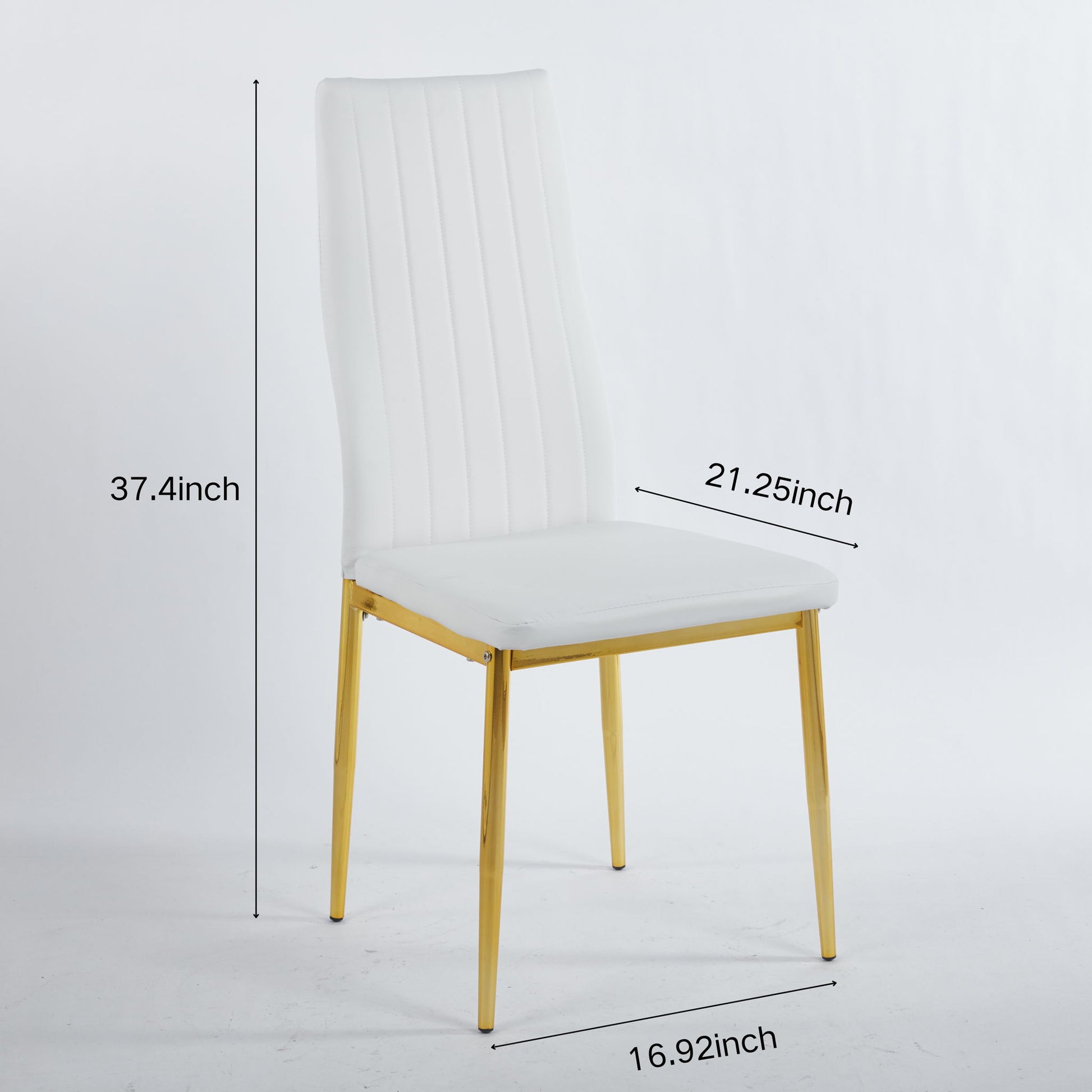 Golden Leg Dining Chair (Set of 4) Home Essentials